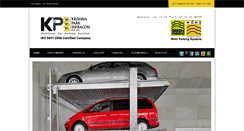 Desktop Screenshot of krishnaparkinfracon.com